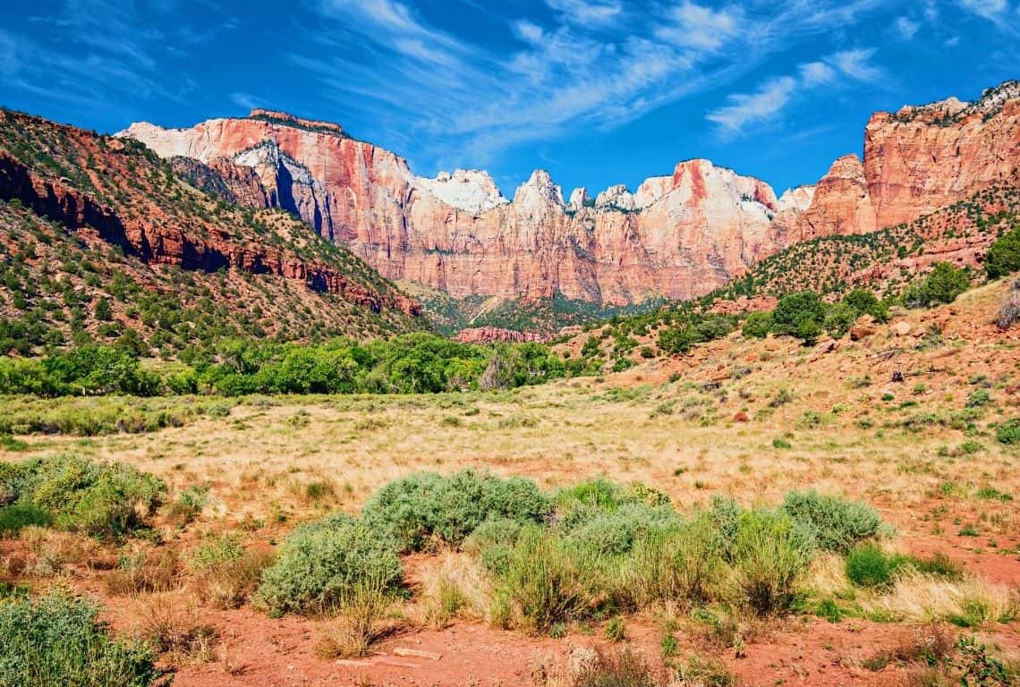 Towers of the Virgin in Zion