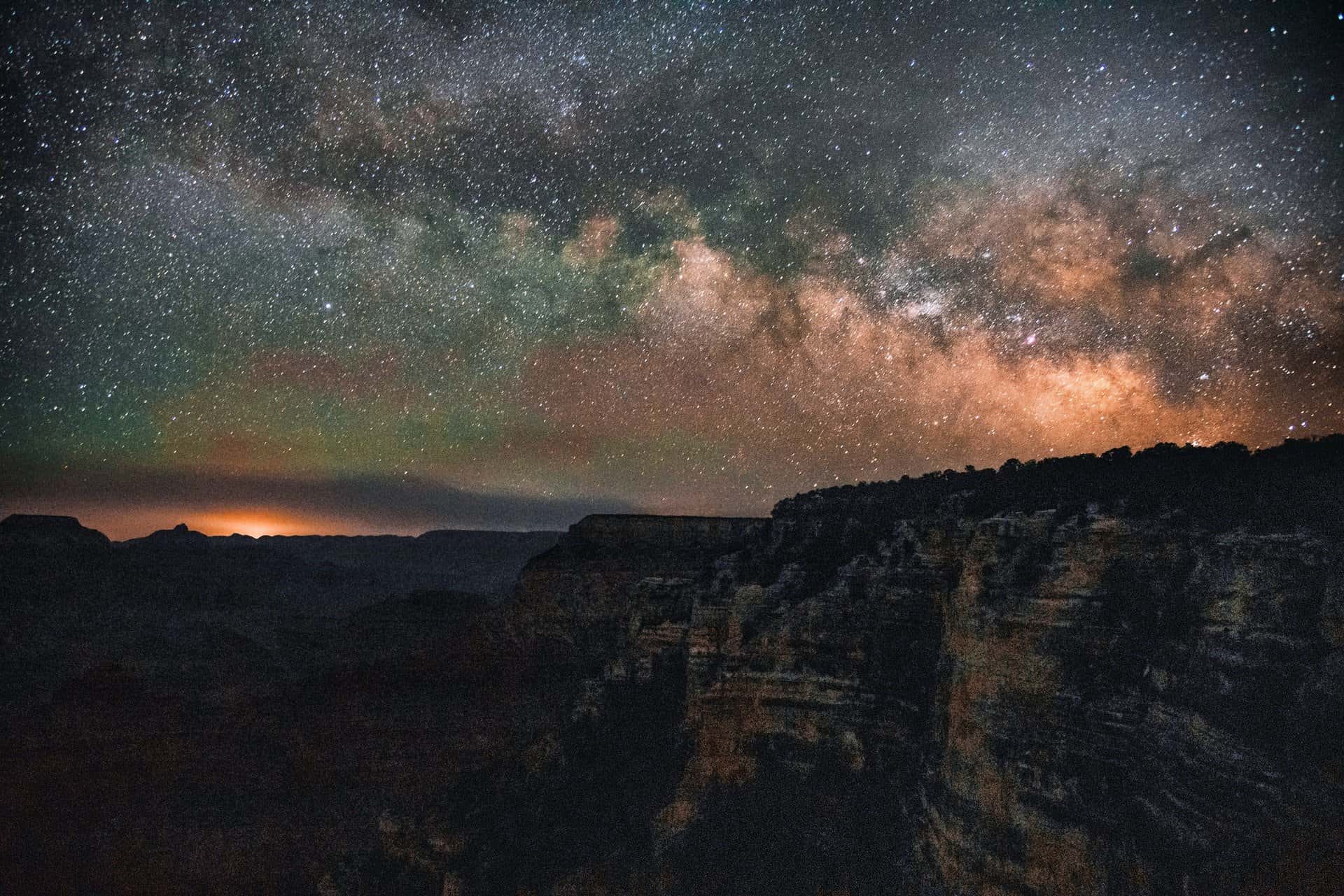 Grand Canyon at night