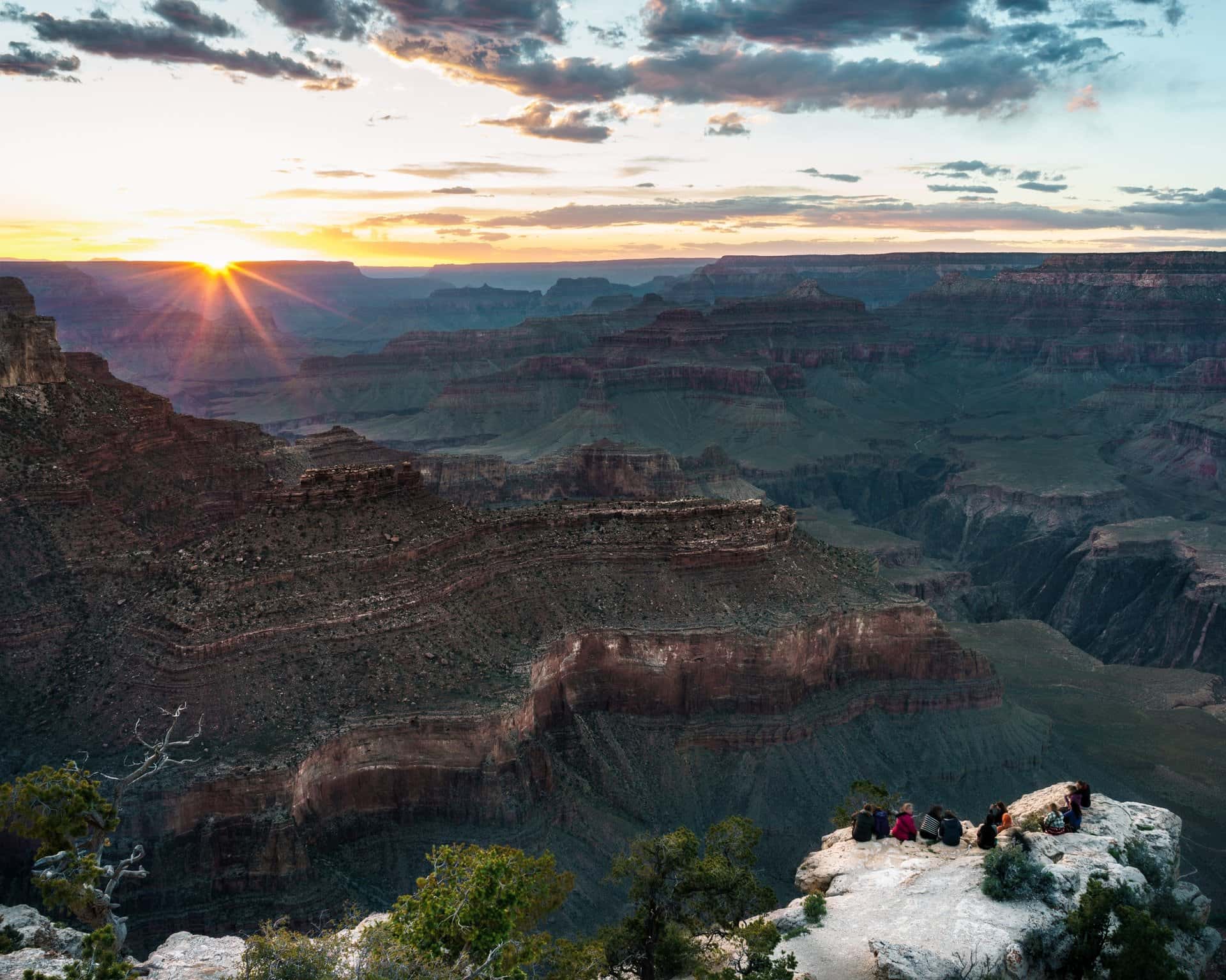 Sunset in Grand Canyon