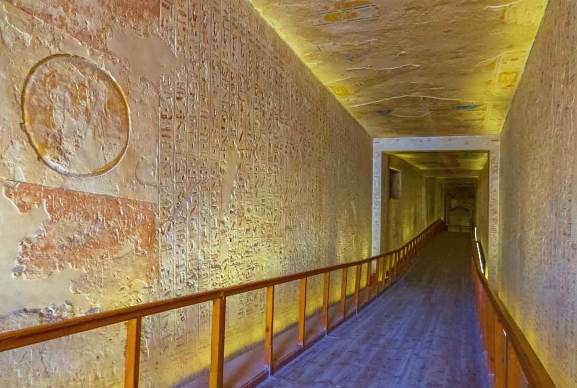 Tomb of Ramses IV in Valley of the Kings