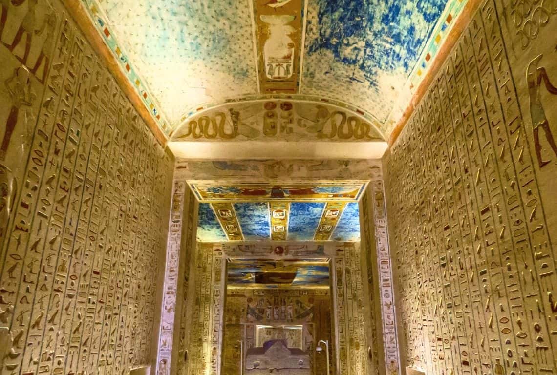 Tomb of Ramses IV in Valley of the Kings
