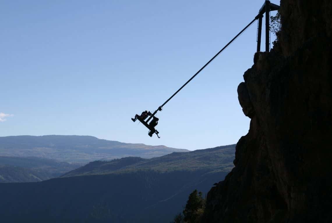 Giant Swing at Glenwood Caverns Adventure Park