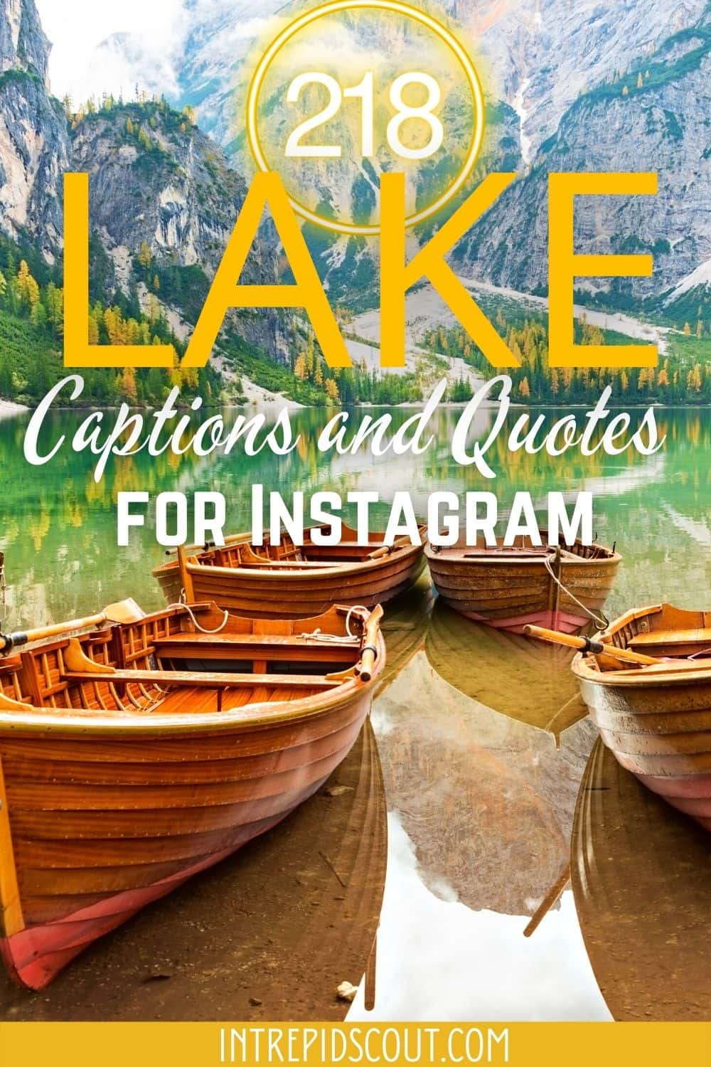 Lake Captions and Quotes for Instagram