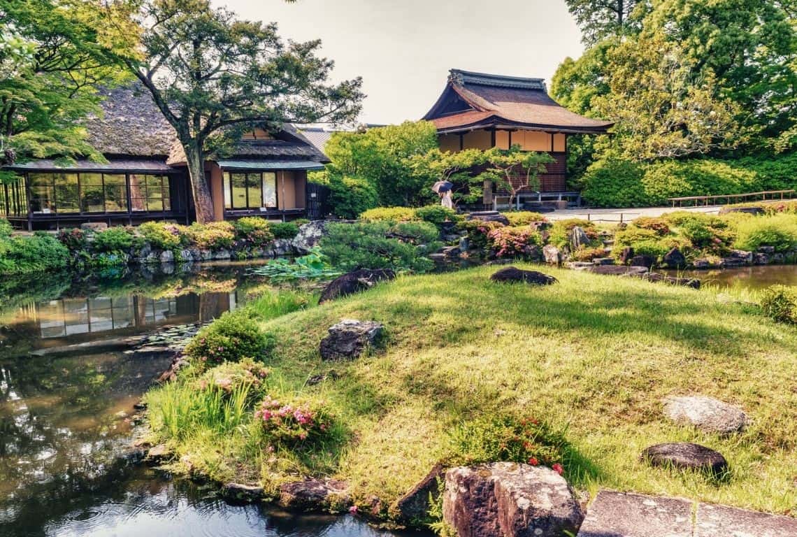 Isuien Garden in Nara