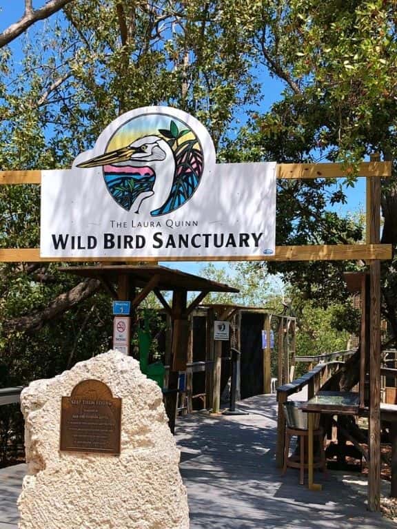 Laura Quinn Wild Bird Sanctuary in Florida Keys