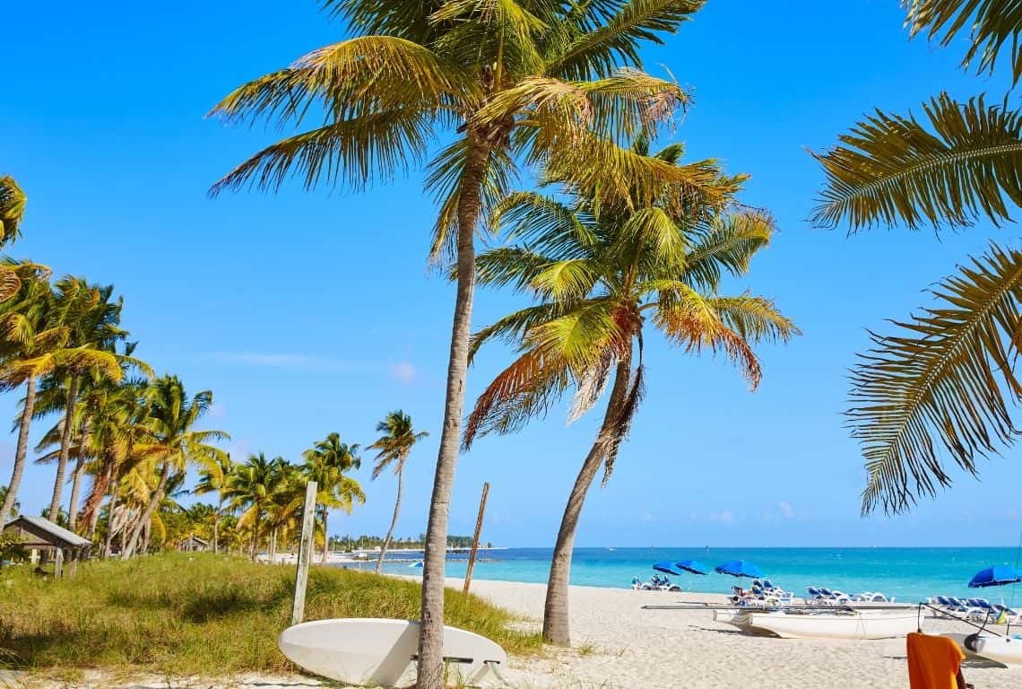 Smathers Beach in Key West