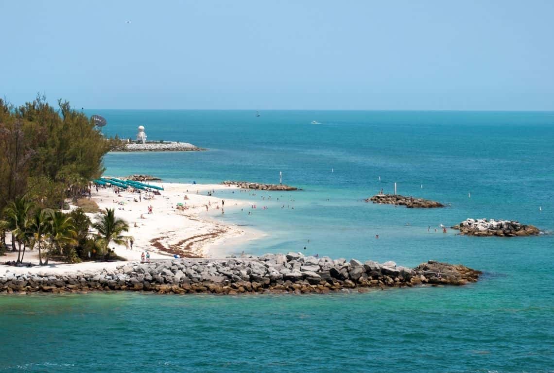 Fort Zachary Taylor Beach in Key West