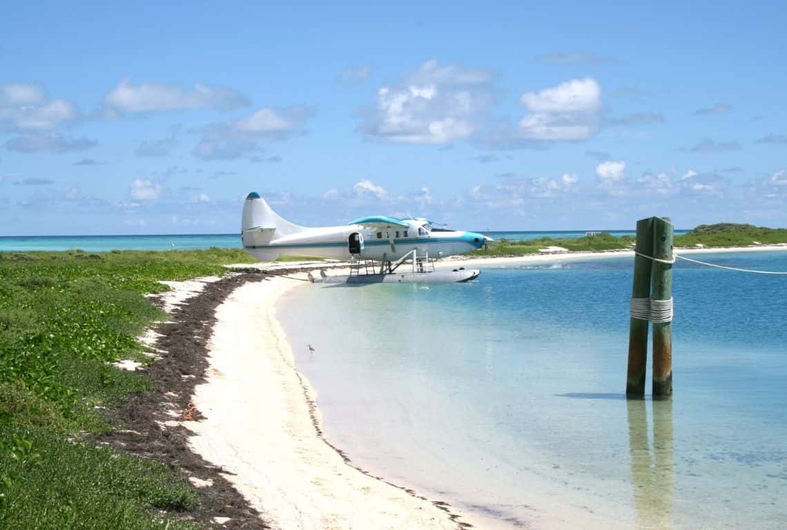Seaplane in Dry Tortugas National Park