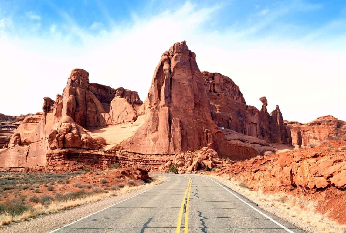 Scenic Drive in Arches