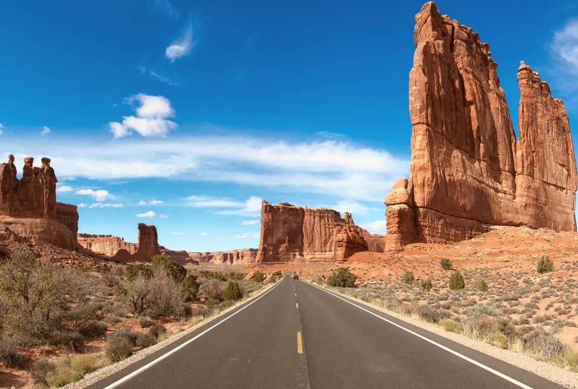 Scenic Drive in Arches