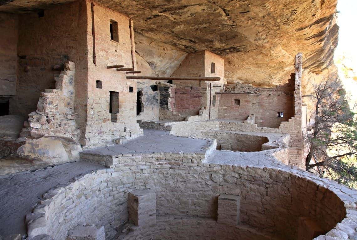 Balcony House Cliff Dwelling in Mesa Verde