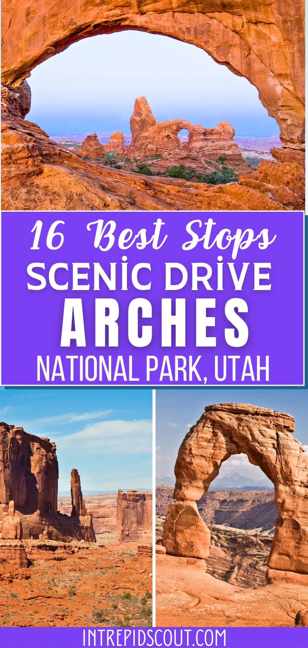 Best Stops on Scenic Drive in Arches