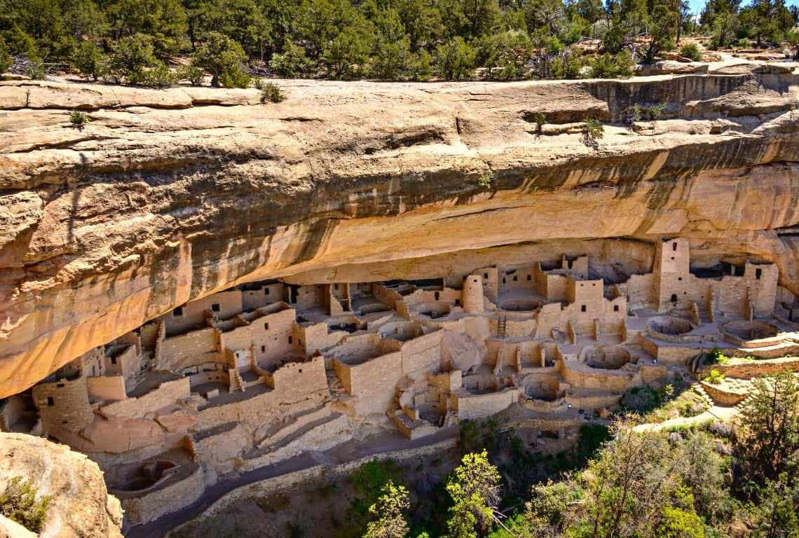 Cliff Palace Dwelling in Mesa Verde