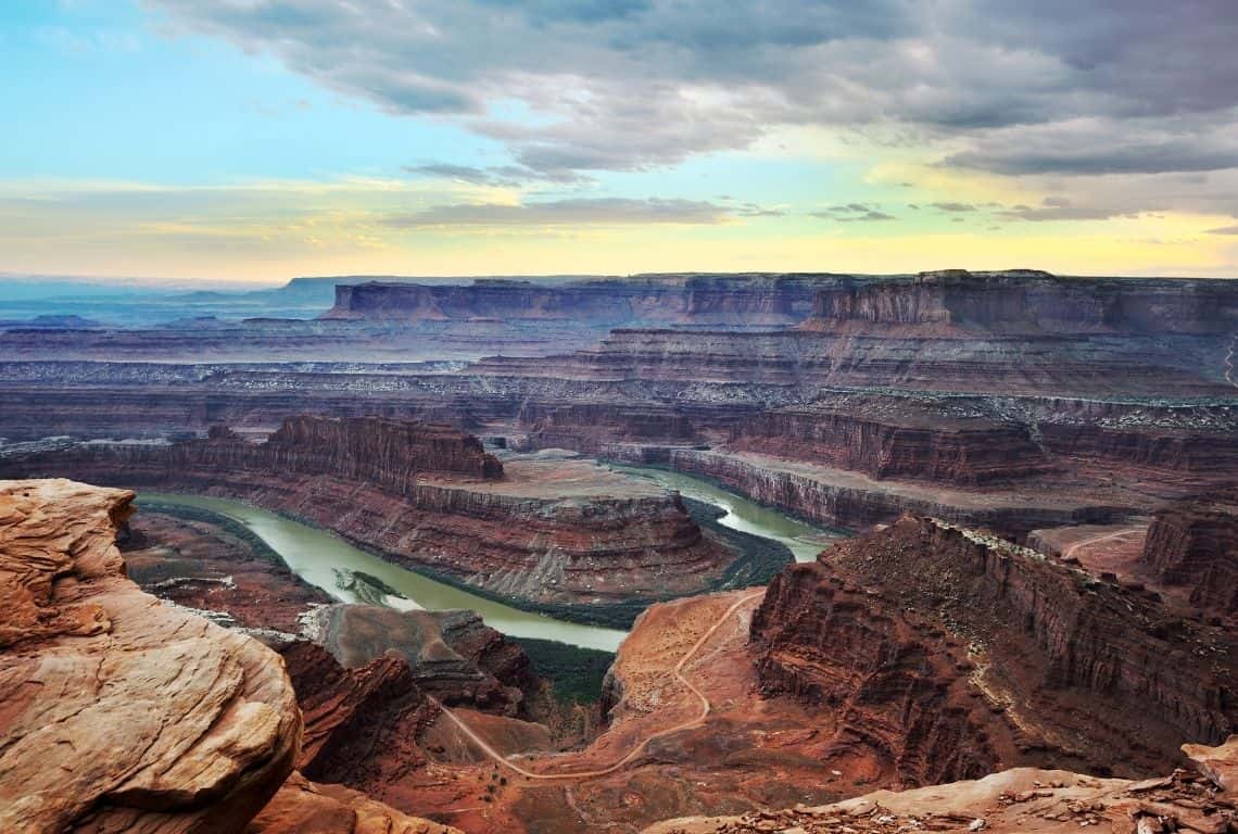 Dead Horse Point at Sunset