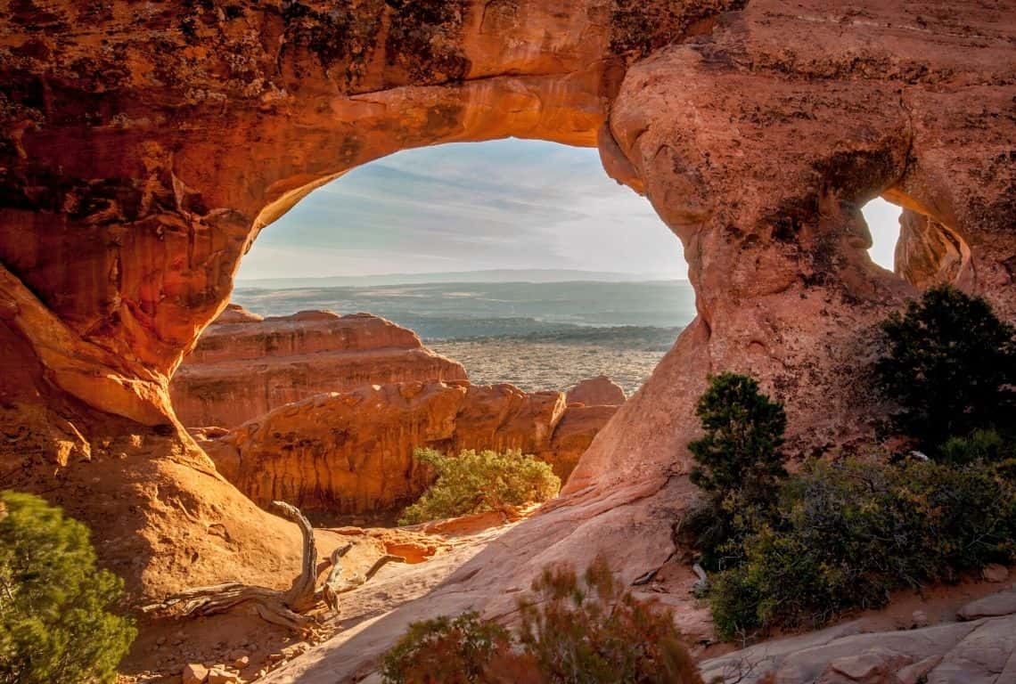 Double Arch in Arches National Park