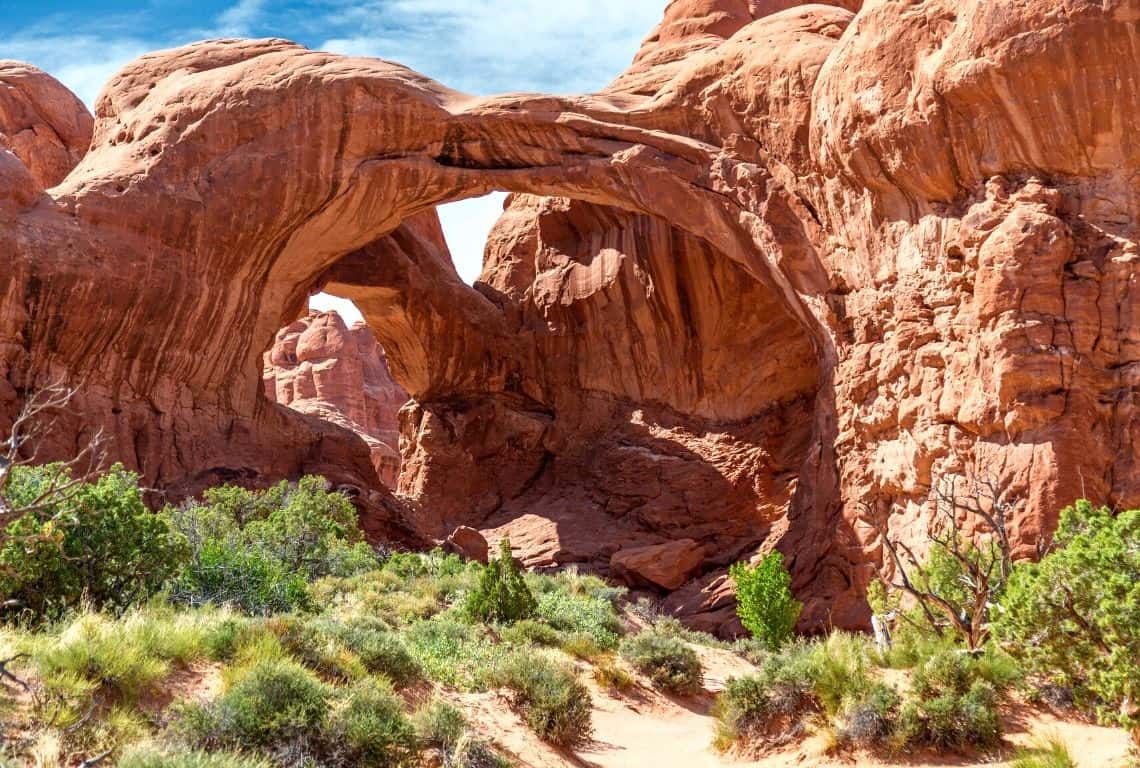 Double Arch in Arches National Park