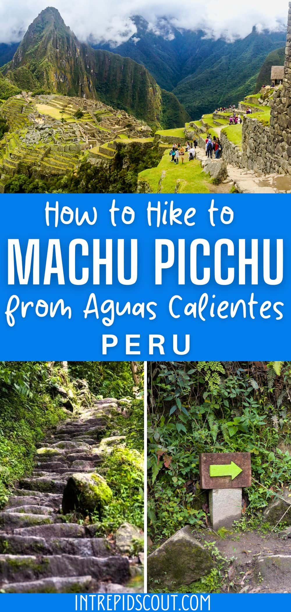 Hiking to Machu Picchu from Aguas Calientes