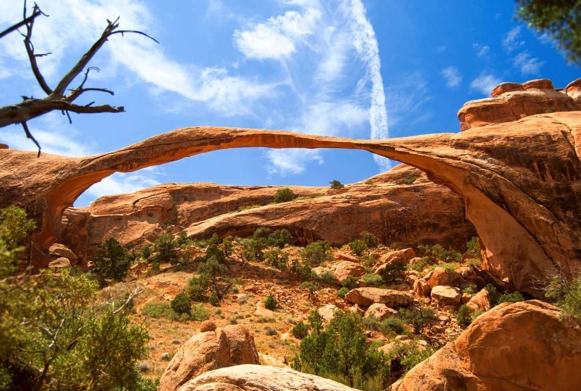 Landscape Arch in Arches National Park