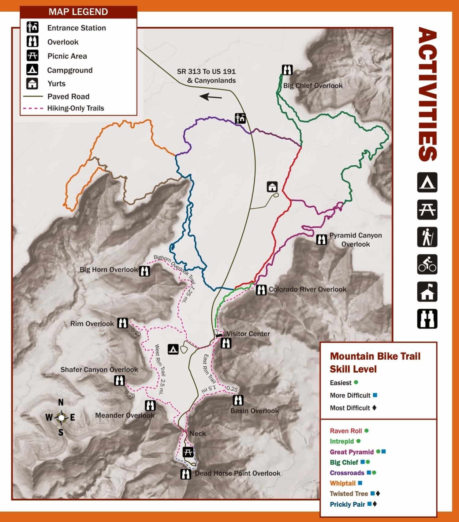 Map of Dead Horse State Point Park