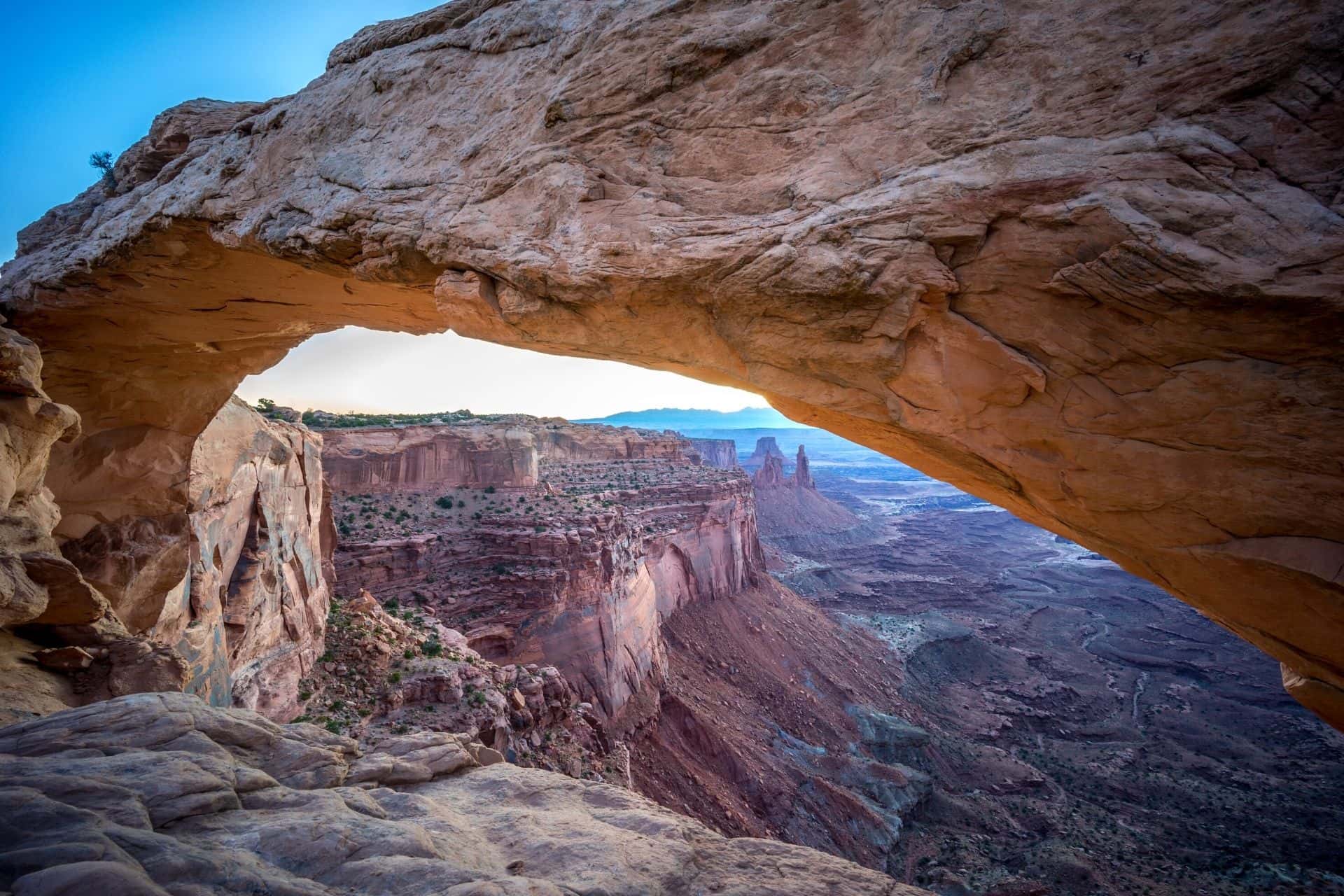 Mesa Arch in Island in the Sky at Canyonlands