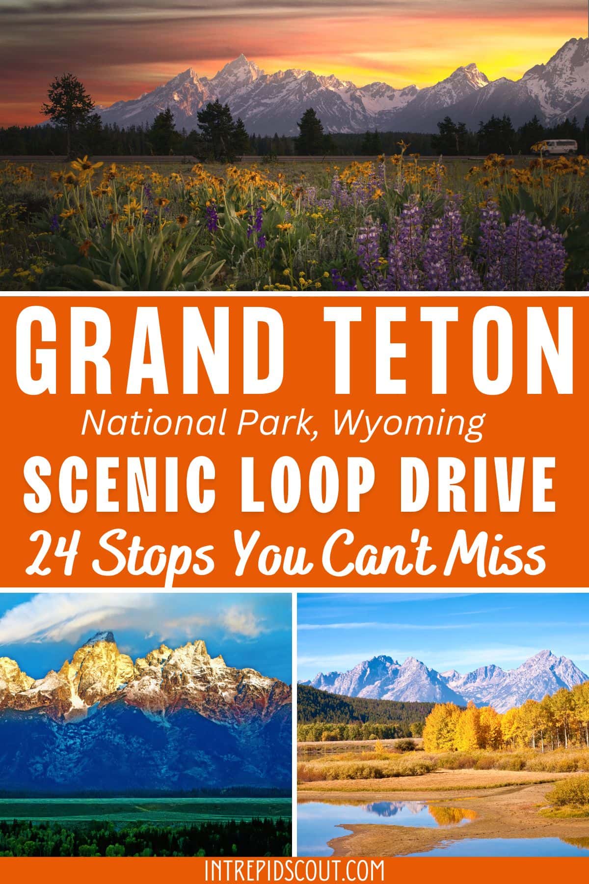Scenic Loop Drive in Grand Teton Scenic Loop Drive in Grand Teton