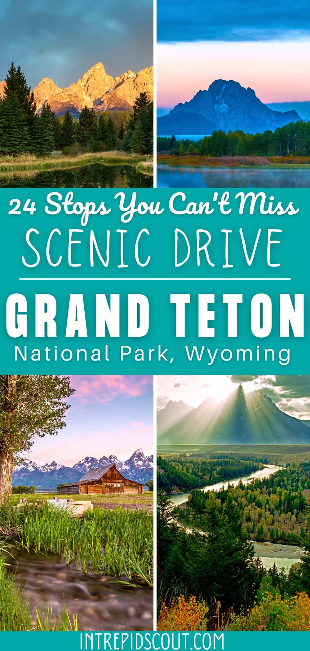 Scenic Loop Drive in Grand Teton