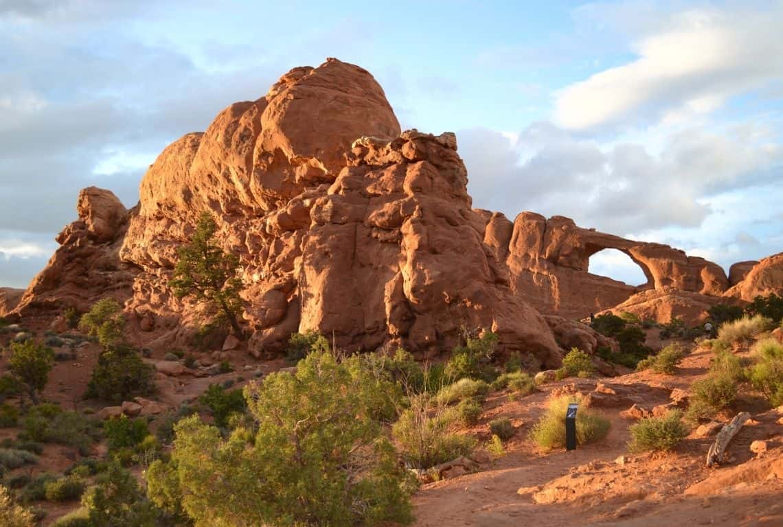 Skyline Arch in Arches National Park