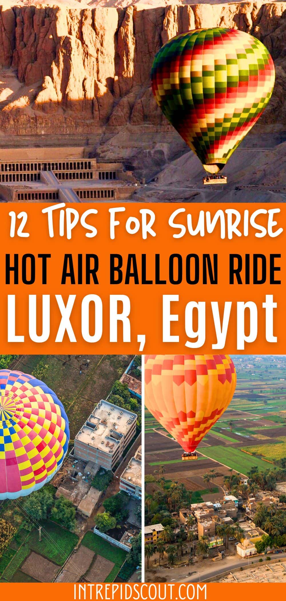 Tips for Hot Air Balloon Ride in Luxor