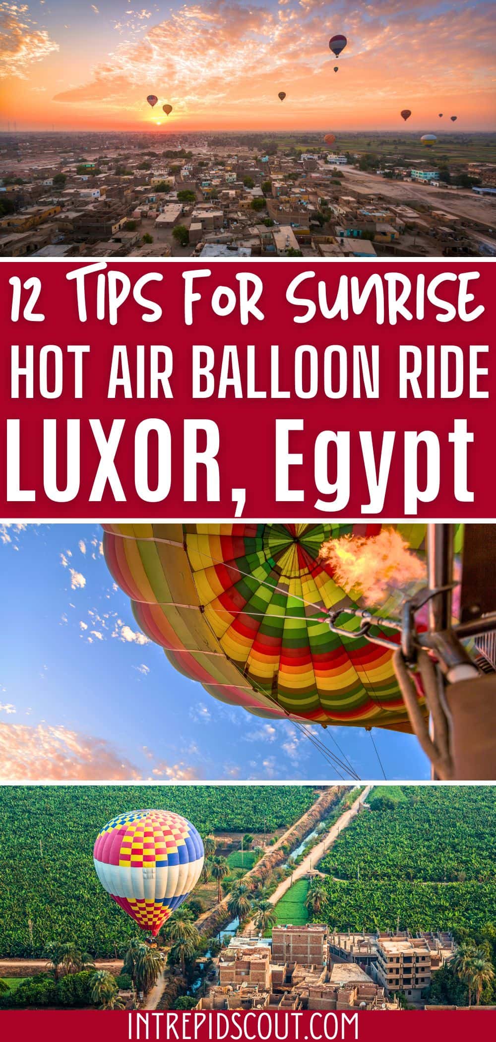 Tips for Hot Air Balloon Ride in Luxor