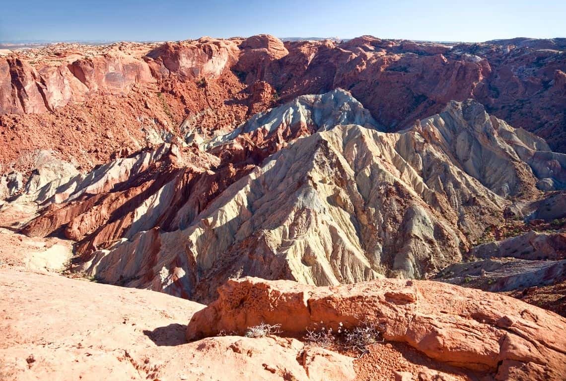 Upheaval Dome Overlook in Canyonlands