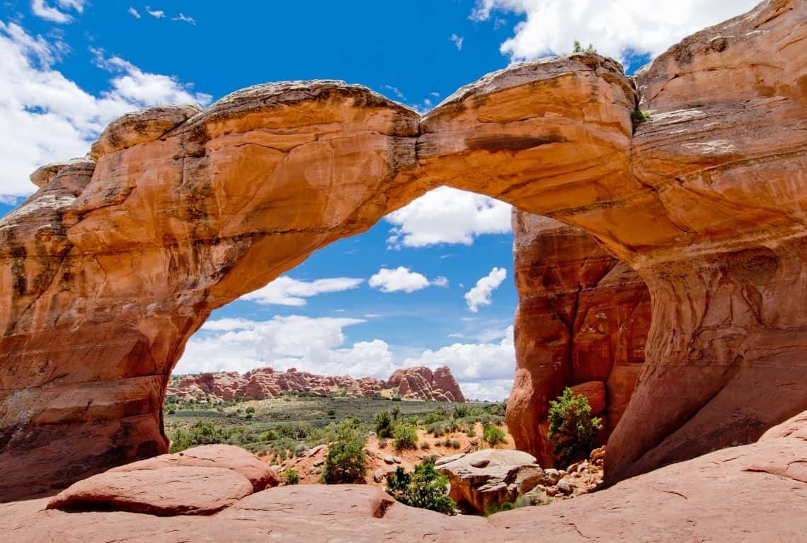 First Visit to Arches National Park Broken Arch