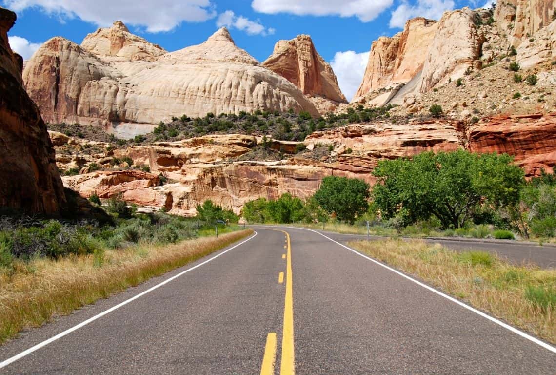 Scenic Drive in Capitol Reef