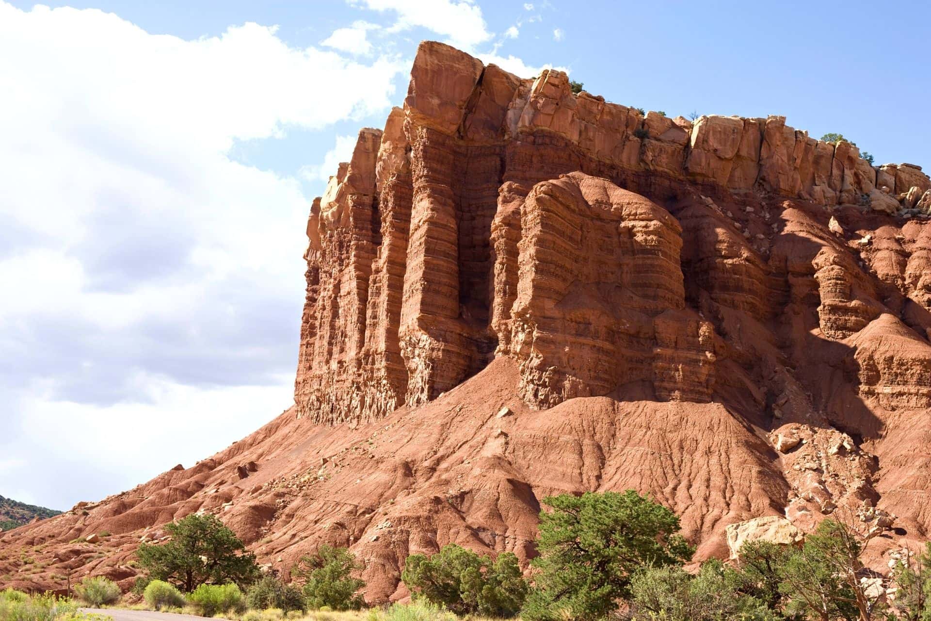 Chimney Rock in Capitol Reef