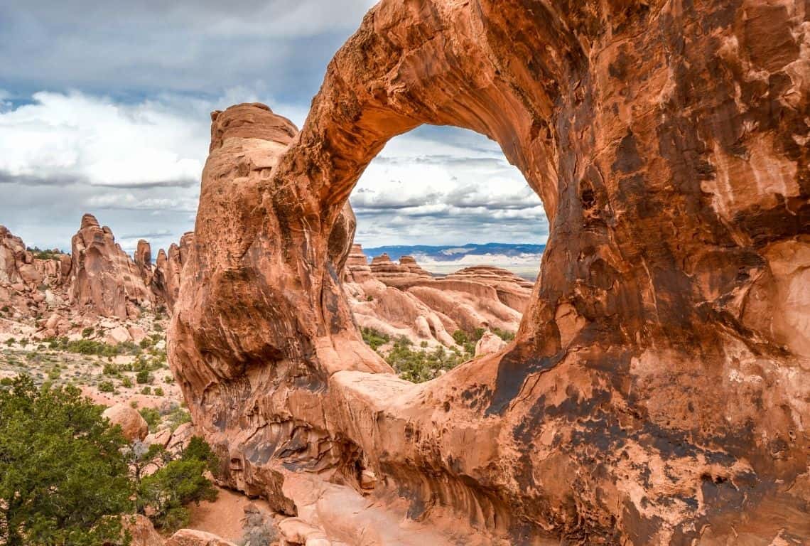 First Visit to Arches National Park Double O Arch