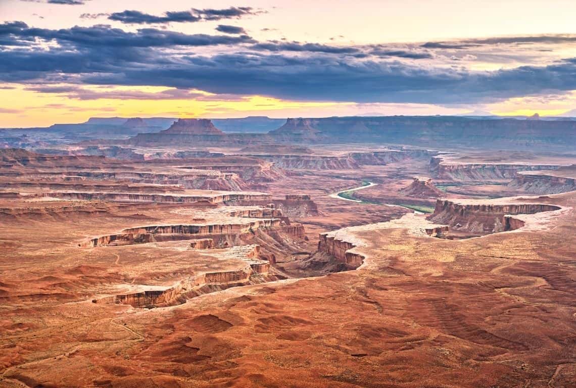 Grand View Point Overlook in Canyonlands