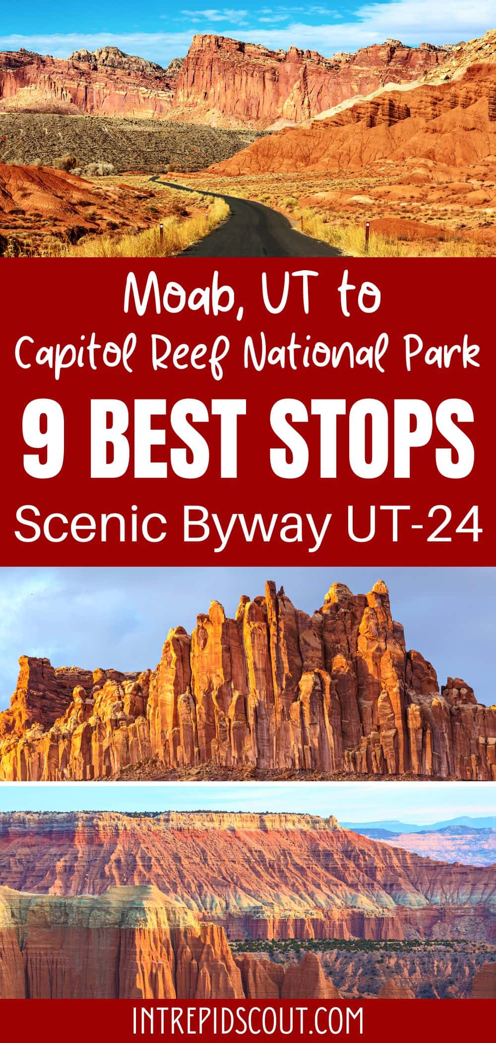 Moab to Capitol Reef
