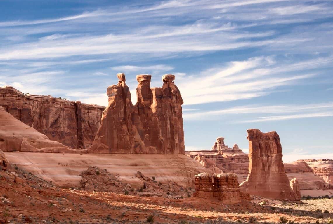 First Visit to Arches National Park Three Gossips in Arches