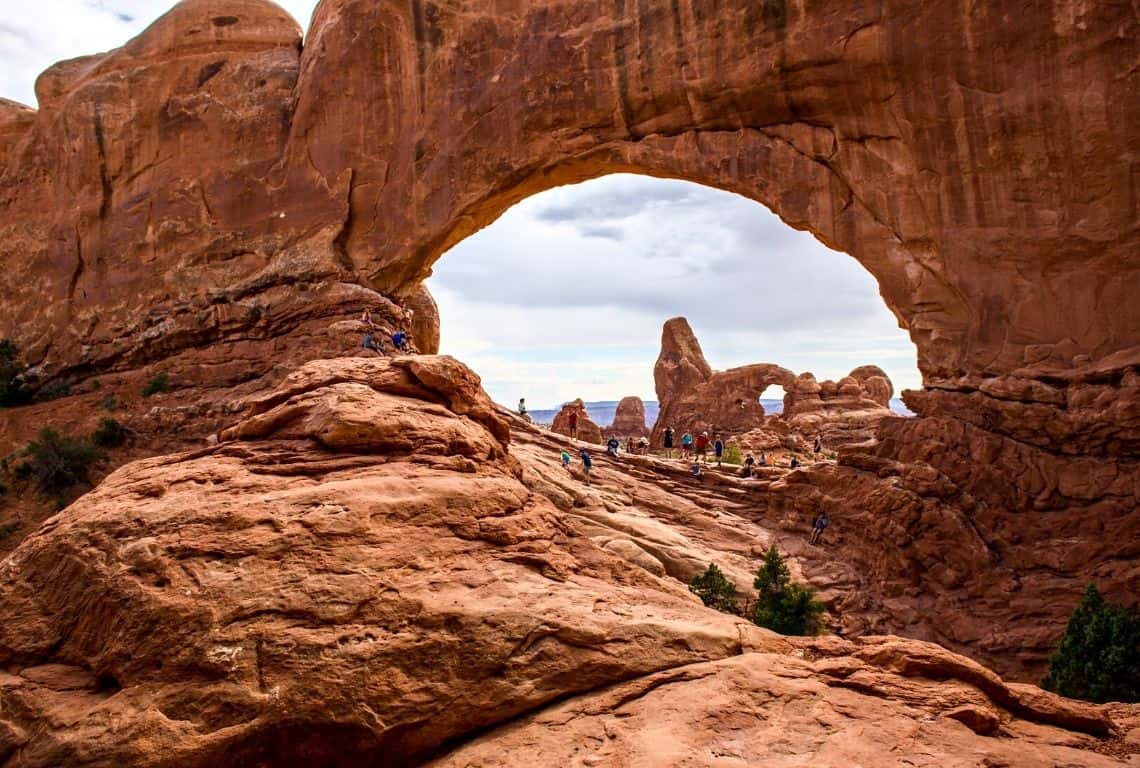 Turret Arch on Arches National Park
