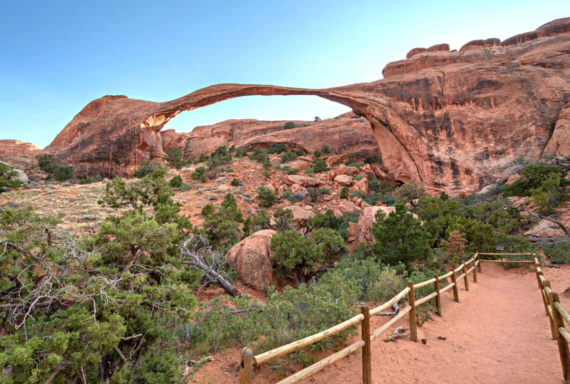 Landscape Arch in Arches National Park