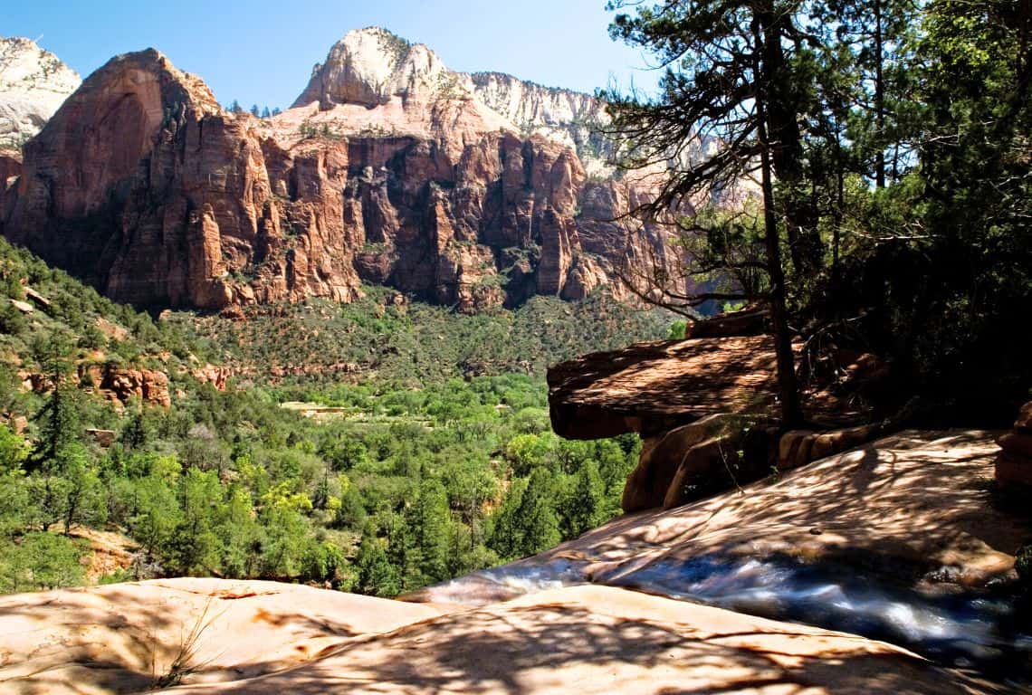 Middle Emerald Pools in Zion