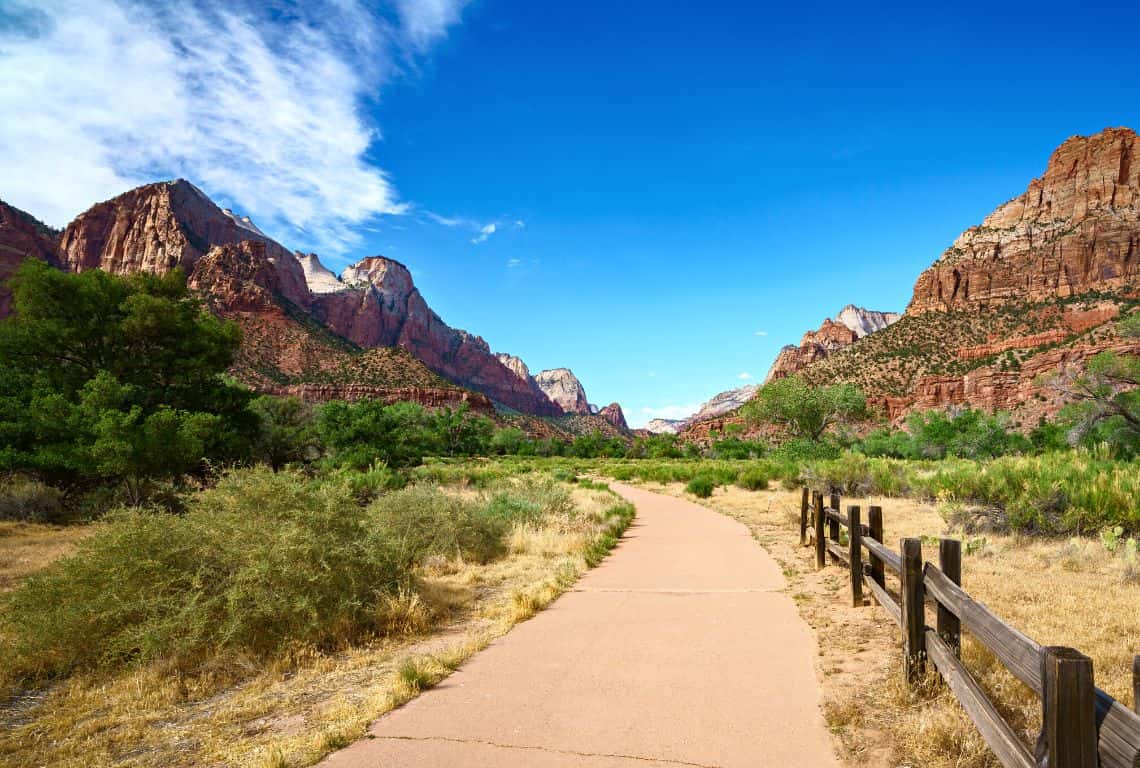 Pa'rus Trail in Zion