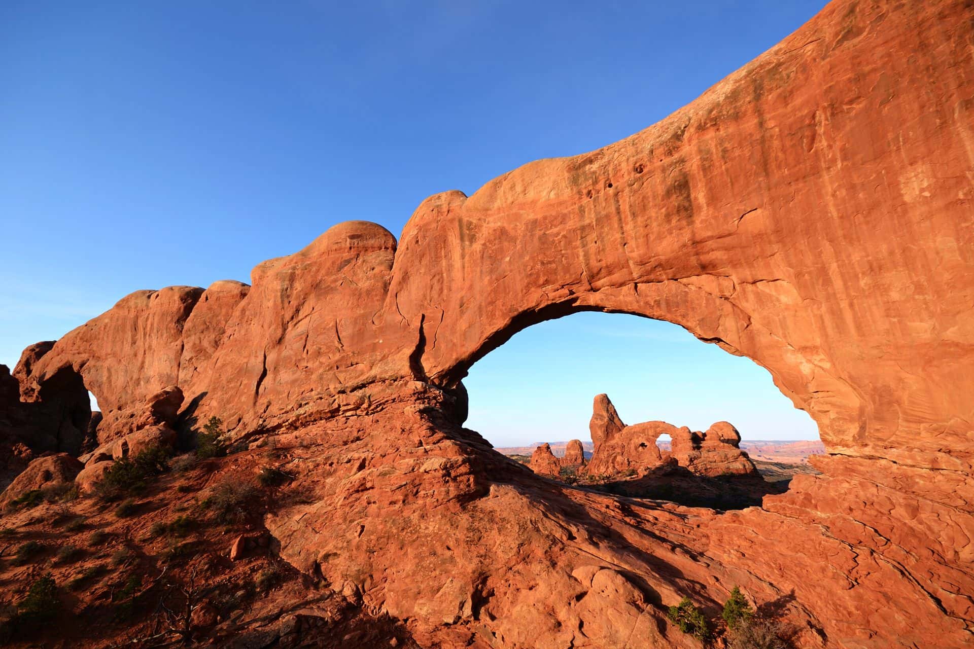 Turret Arch in Arches National Park