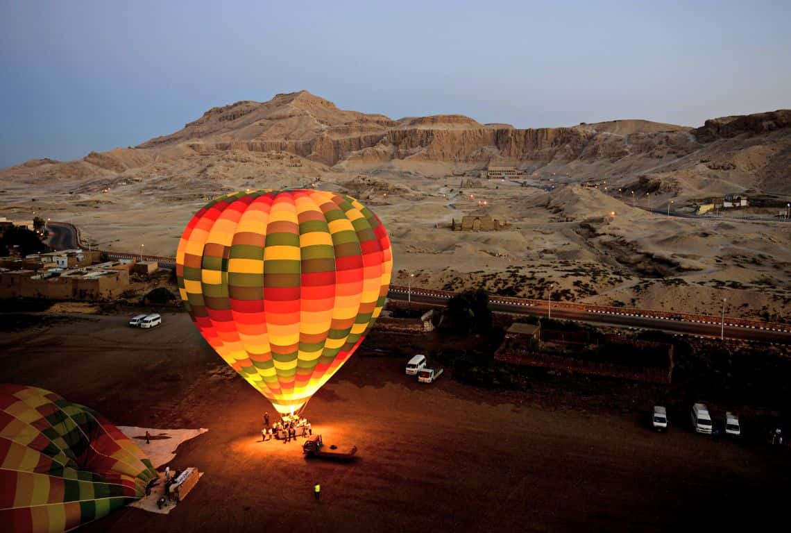 Sunrise Hot Air Balloon Ride Over Luxor