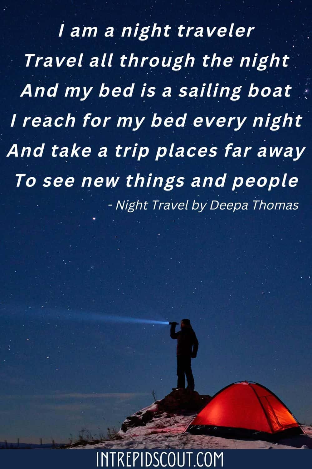 sad poetry on travel