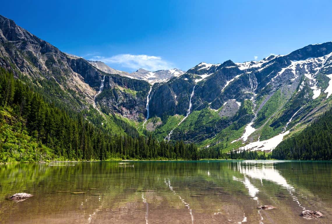 Avalanche Lake in Glacier