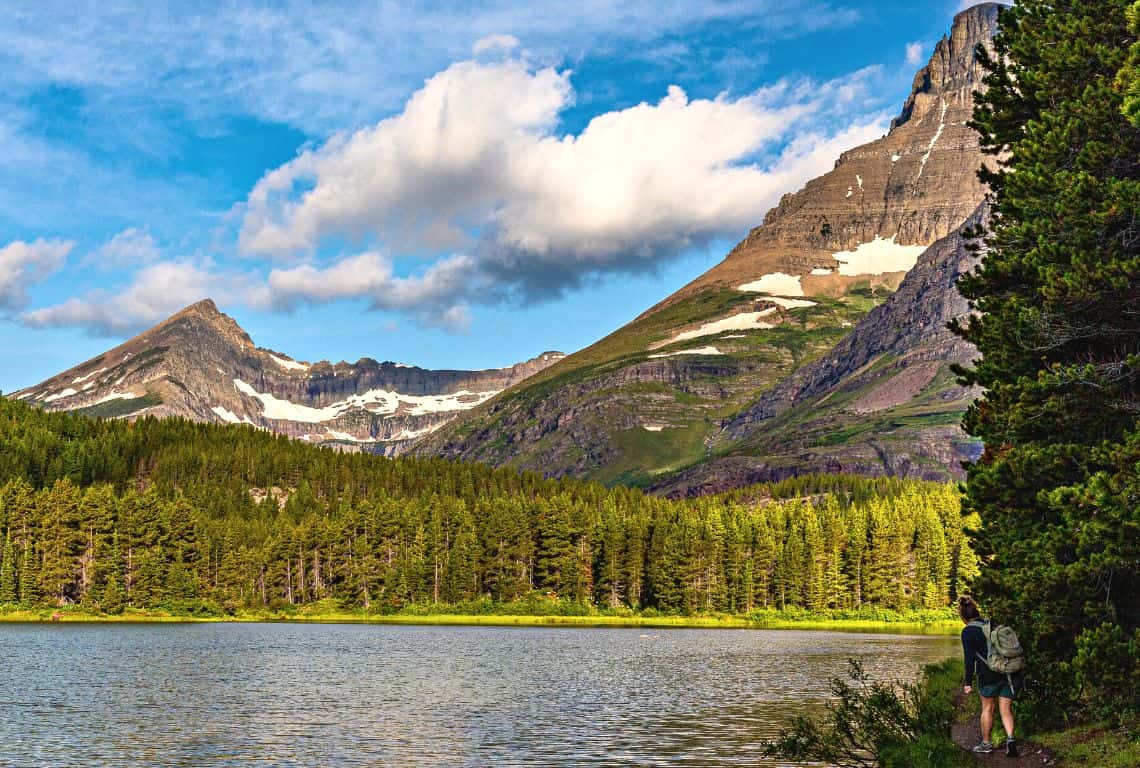 Fishercap Lake in Glacier