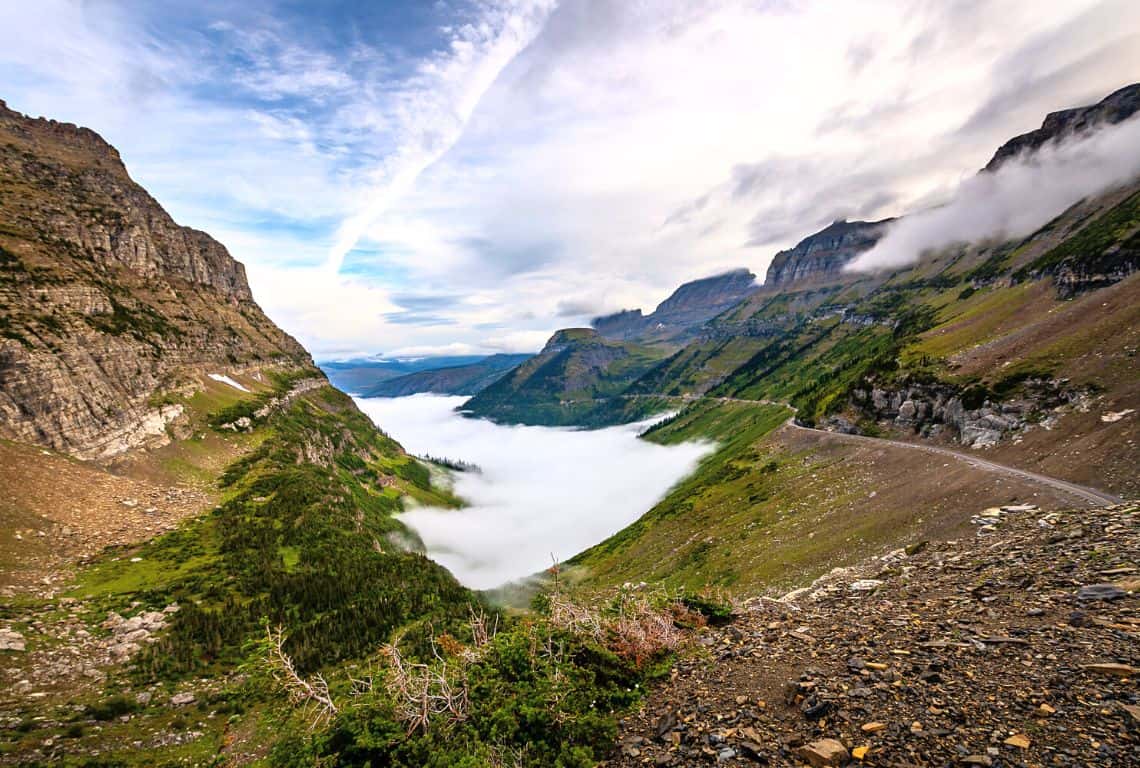 Going-to-the-Sun Road in Glacier