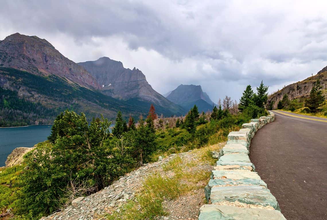 Going-to-the-Sun Road in Glacier