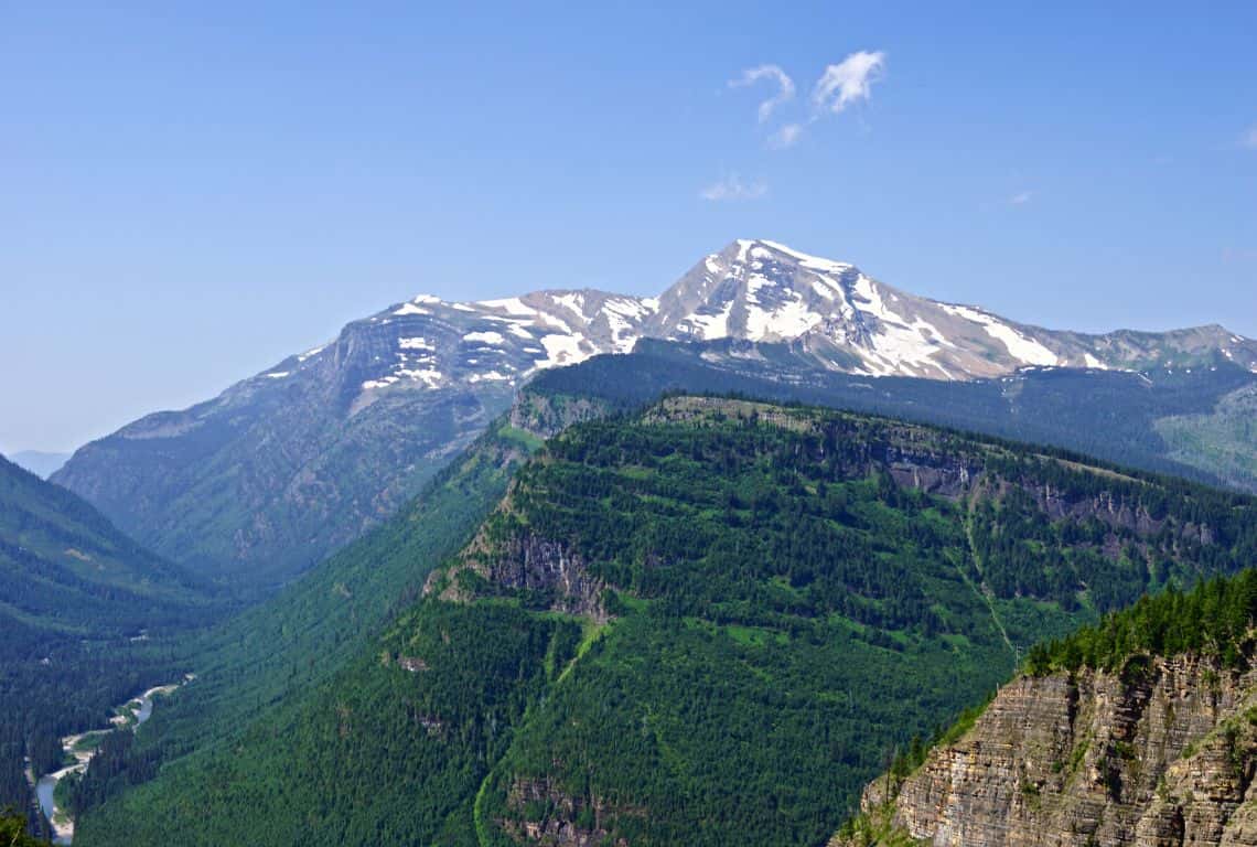 Heavens Peak in Glacier National Park