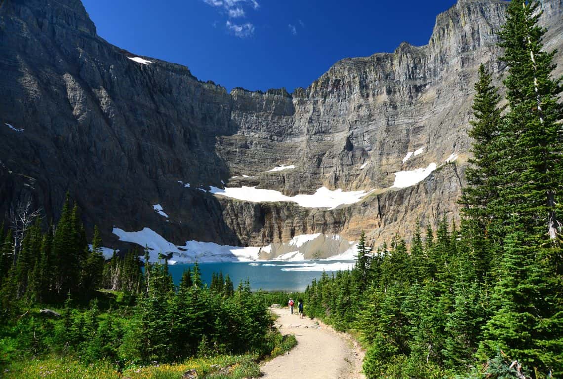 First Visit to Glacier National Park Iceberg Lake